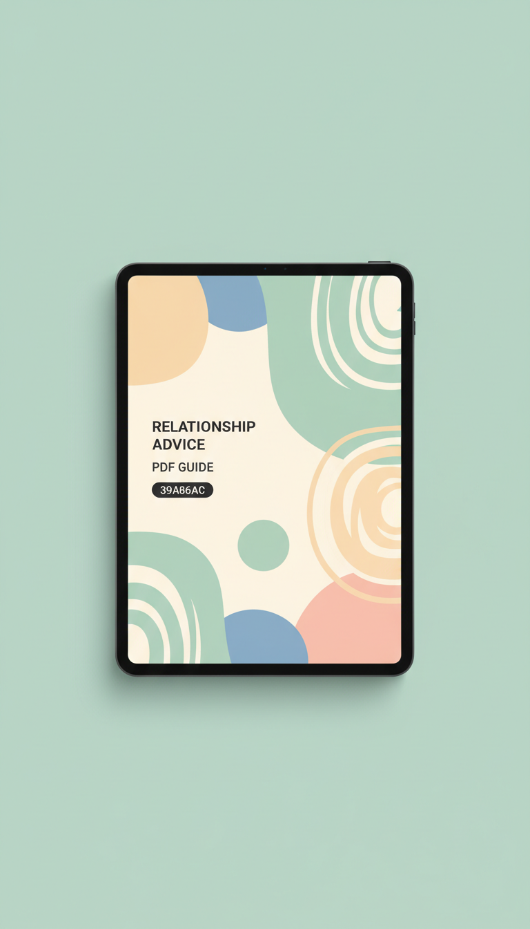 Relationship advice PDF with playful prompts