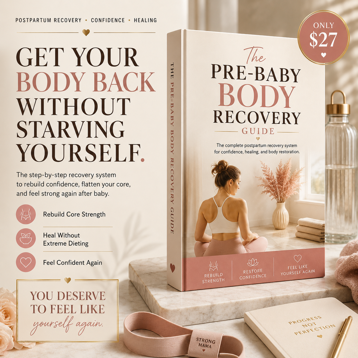 The Pre-Baby Body Recovery Guide book cover