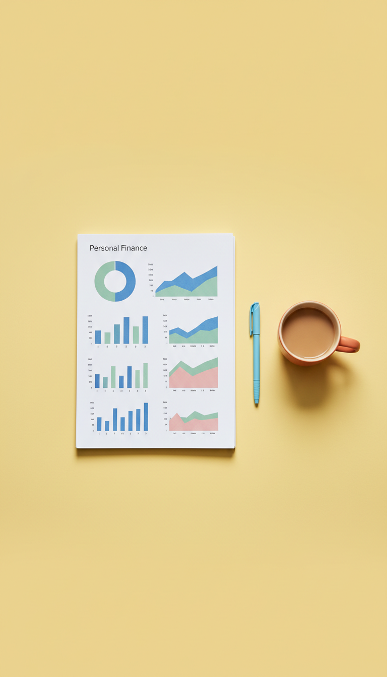 Personal finance PDF with actionable checklists